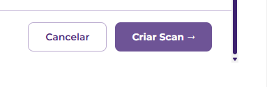 Botão Criar Scan